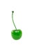 green maraschino cherry