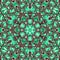 Green marble kaleidoscop in tile style