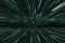 Green matrix background with speed motion, radial blur