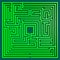 Green maze square