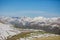 Green Meadow and Snowy Mountains on a Summer Day in Rocky Mountain National Park