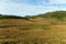 Green meadows and mountains landscape Horton Plains National Par