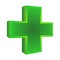 green medical cross