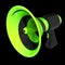 Green megaphone sale announcement icon concept