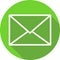 Green message icon