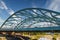 Green Metal Bridge in Denver