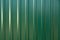 Green metal profile for fences, roofs, walls
