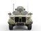 Green military all terrain tactical vehicle