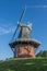 The Green Mill of the Greetsiel Twin Mills, East Frisia, Germany