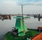 green mill Zaanse Schans from high