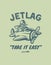 Green Minimal Jetlag T-shirt