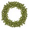 Green Mistletoe wreath.