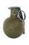 Green modern hand grenade