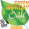 Green Monday Sale Sign and Banner