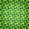 Green Mosaic Star Pattern