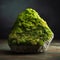 Green Moss On Rock: A Found Object Installation In The Style Of Mike Campau And Asher Brown Durand