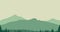 Green mountains animation with blank space for text