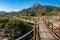 Green mountains and sandy beaches of regional park of Calblanque, Monte de las Cenizas and PeÃ±a del Aguila in Spain