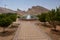 Green Mubazzarah Park Fountain on the top of the hill viewpoint