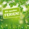 Green Natur Wir machen Ferien