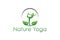 Green Natural Yoga Logo