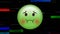 Green Nauseated face emoji