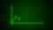 Green neon business growing animated footage