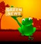 Green News Shows Eco Media 3d Illustration