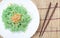 Green noodles