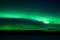 Green northern lights (aurora borealis)