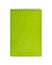 Green notepad with spring isolated