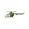 Green olive color military war helicopter fight