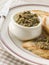 Green Olive Tapenade with toasted baguette