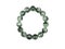 Green Olivine or Green Peridote lucky stone bracelet Beads with black haircloth