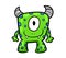 Green One Eyed Monster