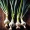 Green onion, spring onions fresh raw organic vegetable