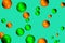 Green and Orange Bubbles