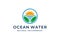 Green Orange Ocean Water Logo