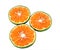 Green orange slices