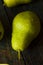 Green Organic Bartlett Pears
