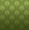 Green ornamental pattern