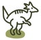 Green Pachycephalosaurus, icon