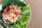 Green papaya salad Thai cuisine spicy delicious ,Papaya salad. T