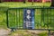 GREEN PARK, LONDON - 4 May 2023: Sign pointing to Buckingham Palace ahead of the Coronation of King Charles