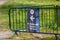 GREEN PARK, LONDON - 4 May 2023: Sign pointing to Buckingham Palace ahead of the Coronation of King Charles