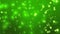 Green particles background bokeh loop