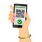 The green pass certificate on your mobile