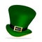 Green Patrick hat