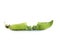 Green Pea Pod Broken In Half 4