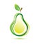 Green pear icon